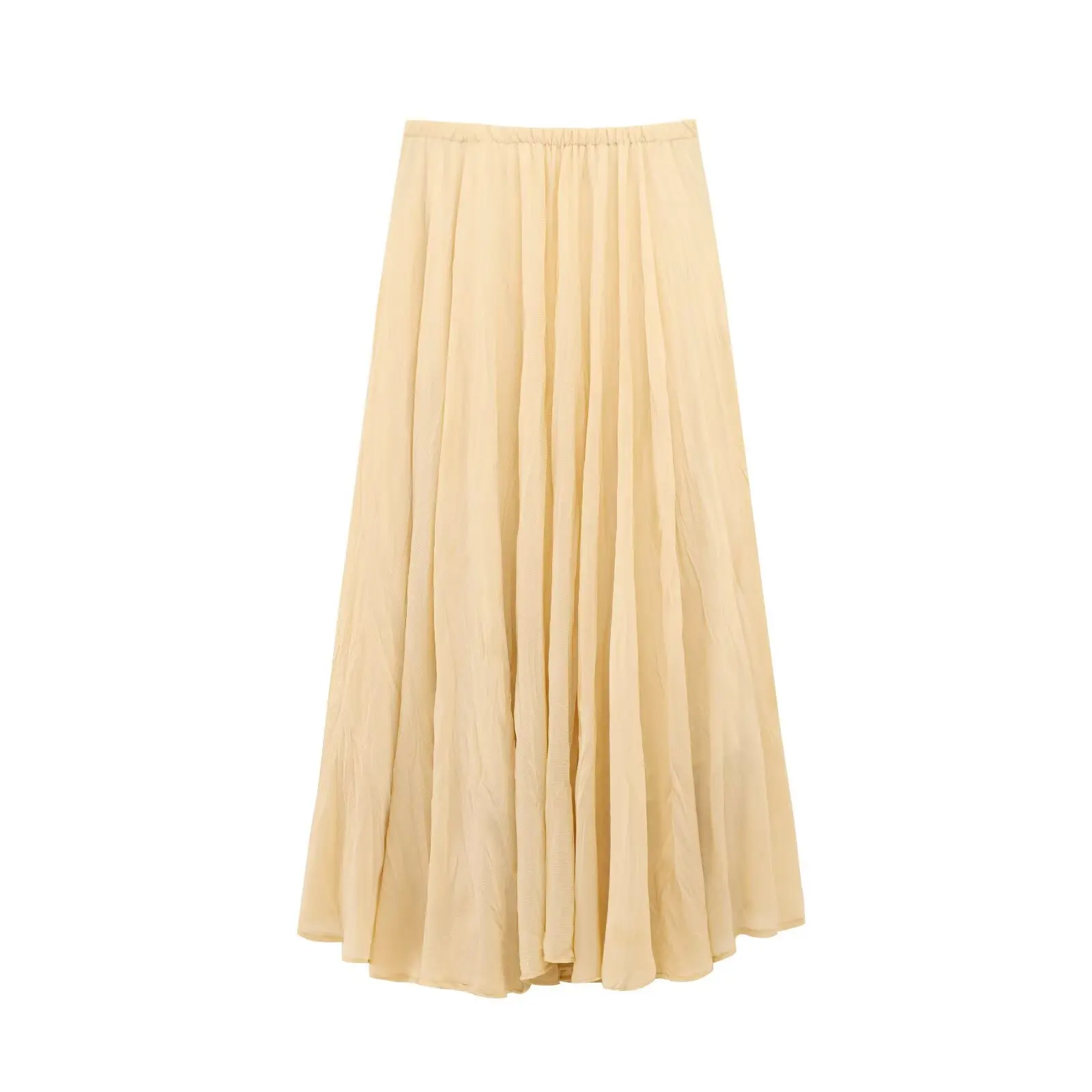 Taop&Za2025 Womens Elastic Waist Pleated Midi Skirt Flowy Fabric for Comfortable and Stylish Daily Wear
Taop&Za2025 Womens Elastic Waist Pleated Midi Skirt Flowy Fabric for Comfortable and Stylish Daily Wear