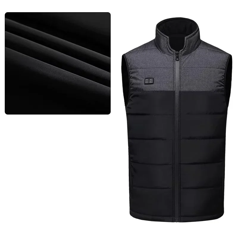 Зимний жилет с подогревом, жилет с электрическим подогревом, воротник-стойка, комплект для пары с цветными блоками, одежда с USB-подогревом, жилет с электрическим подогревом
Зимний жилет с подогревом, жилет с электрическим подогревом, воротник-стойка, комплект для пары с цветными блоками, одежда с USB-подогревом, жилет с электрическим подогревом