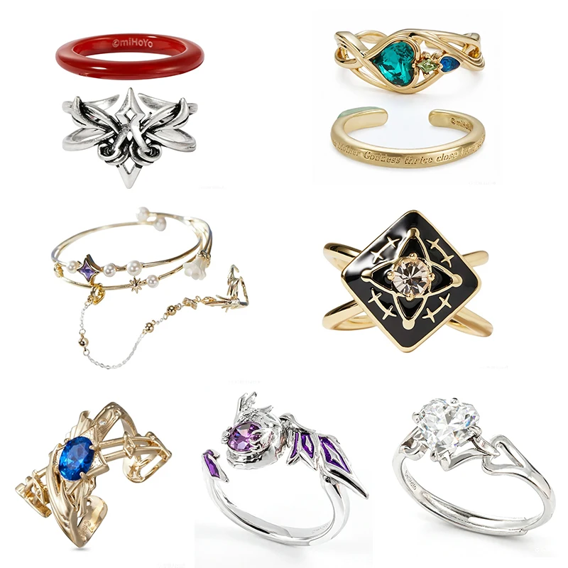 Genuine【MiHoYo Honkai Star Rail】Themed Ring Cyrene Castorice Robin Aventurine Blade Sunday Anaxa Jewelry Birthday Xmas Gifts
Genuine【MiHoYo Honkai Star Rail】Themed Ring Cyrene Castorice Robin Aventurine Blade Sunday Anaxa Jewelry Birthday Xmas Gifts