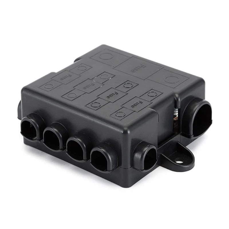 87HE FUSES BOX BOX Power Block с шинской стержней для высокого тока распределения 12 В 24 В. Автомобильные морские приложения
87HE FUSES BOX BOX Power Block с шинской стержней для высокого тока распределения 12 В 24 В. Автомобильные морские приложения