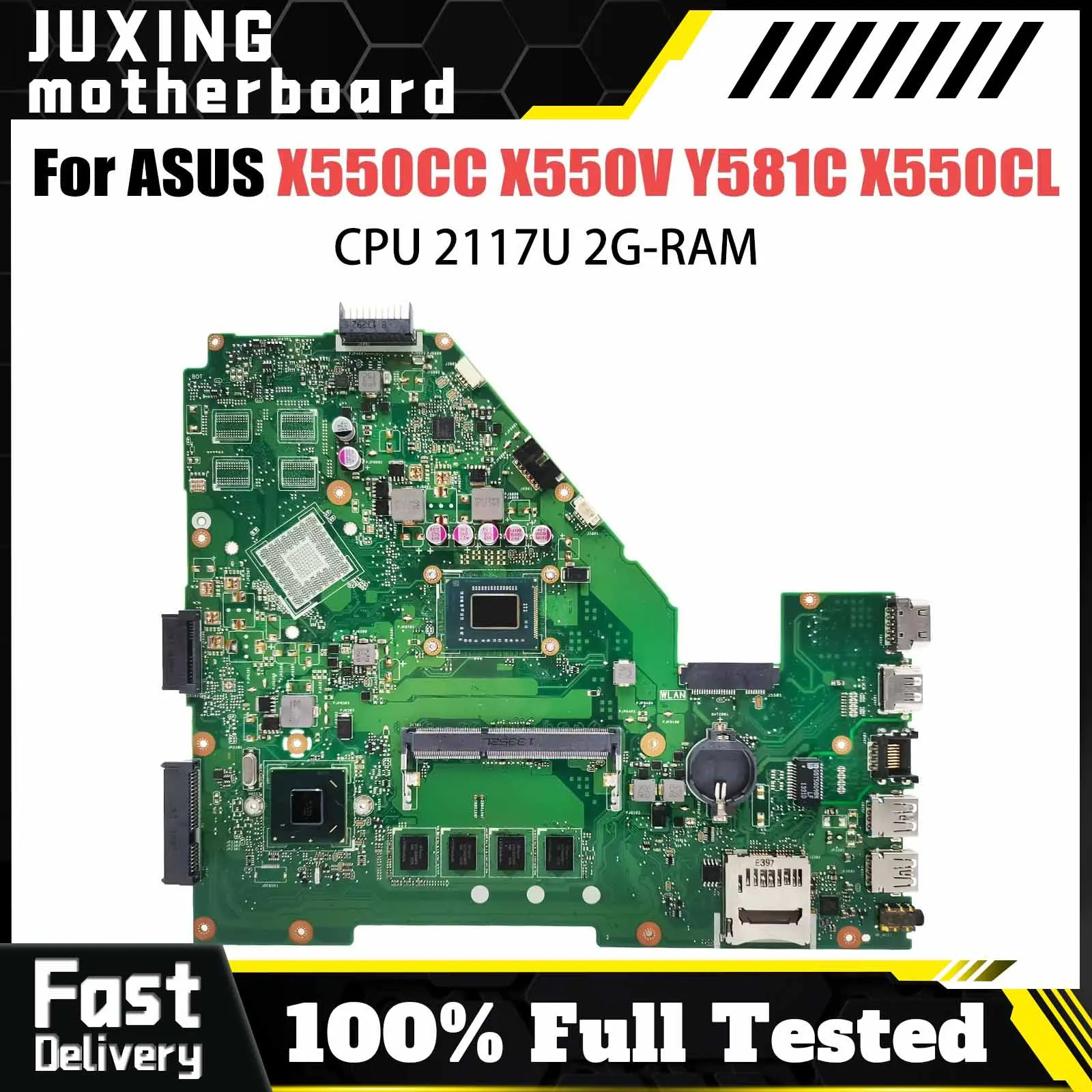 X550C Mainboard For ASUS Y581C X552C X550VC X550CL A550C K550C X550CC X550CA Laptop Motherboard 1007U/2117U i3 i5 i7 3th Gen
X550C Mainboard For ASUS Y581C X552C X550VC X550CL A550C K550C X550CC X550CA Laptop Motherboard 1007U/2117U i3 i5 i7 3th Gen