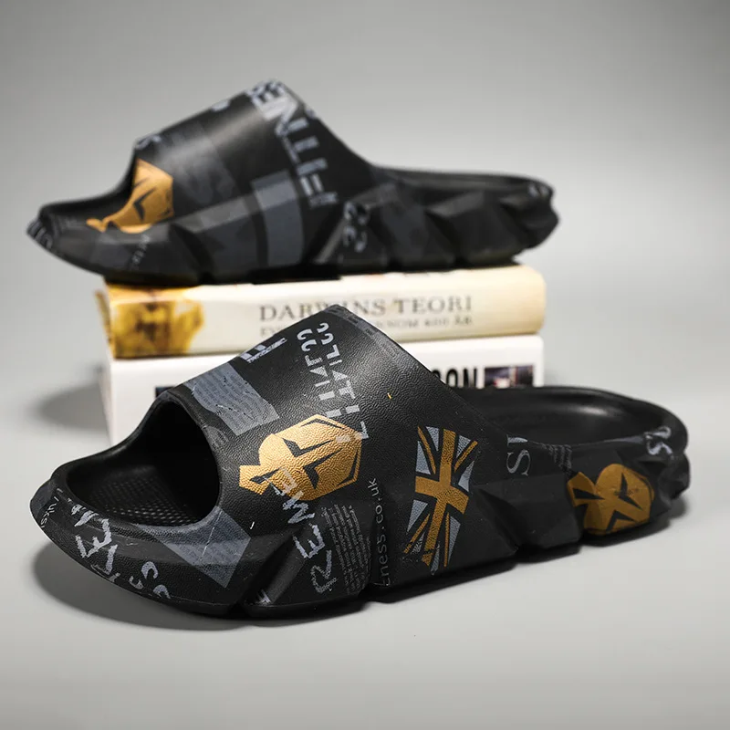 Original Size New Style Slippers Men's Sandals Summer Fashion Thick Bottom Anti-slip Slip-on Casual Camouflage Beach Shoes
Original Size New Style Slippers Men's Sandals Summer Fashion Thick Bottom Anti-slip Slip-on Casual Camouflage Beach Shoes