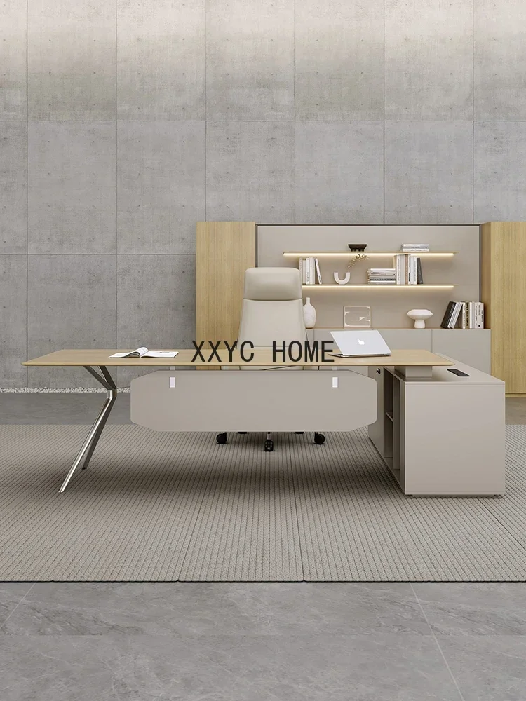Boss Desk for Boss Simple Modern Executive Desk Multi-Functional Combination
