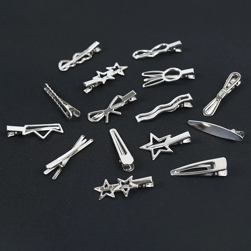 6-8Pcs/Set Y2K Silver Metal Hairpins for Women Girl Star Hair Clip Multiple Styles Seamless Duckbill Clip Girls Hair Accessoires
6-8Pcs/Set Y2K Silver Metal Hairpins for Women Girl Star Hair Clip Multiple Styles Seamless Duckbill Clip Girls Hair Accessoires