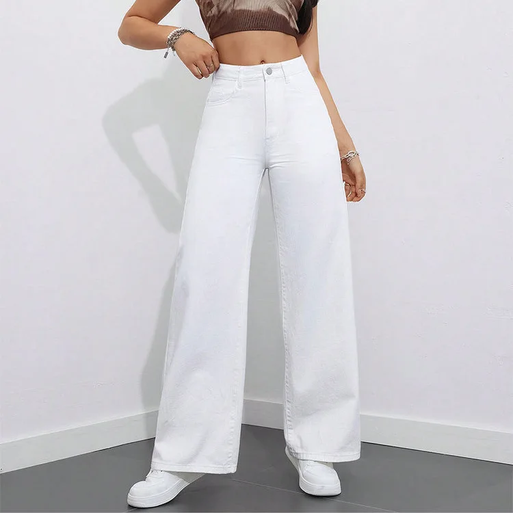 High Waist Loose Wide Leg Straight Jeans Women's Fashion Casual Denim Floor-Length Trousers Trendy Brand Cross-Border New Model
High Waist Loose Wide Leg Straight Jeans Women's Fashion Casual Denim Floor-Length Trousers Trendy Brand Cross-Border New Model
