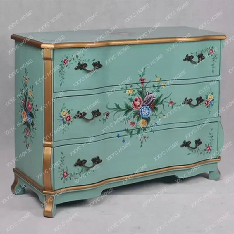 Light luxury simple painted three-bucket cabinet hall storage cabinet
Light luxury simple painted three-bucket cabinet hall storage cabinet