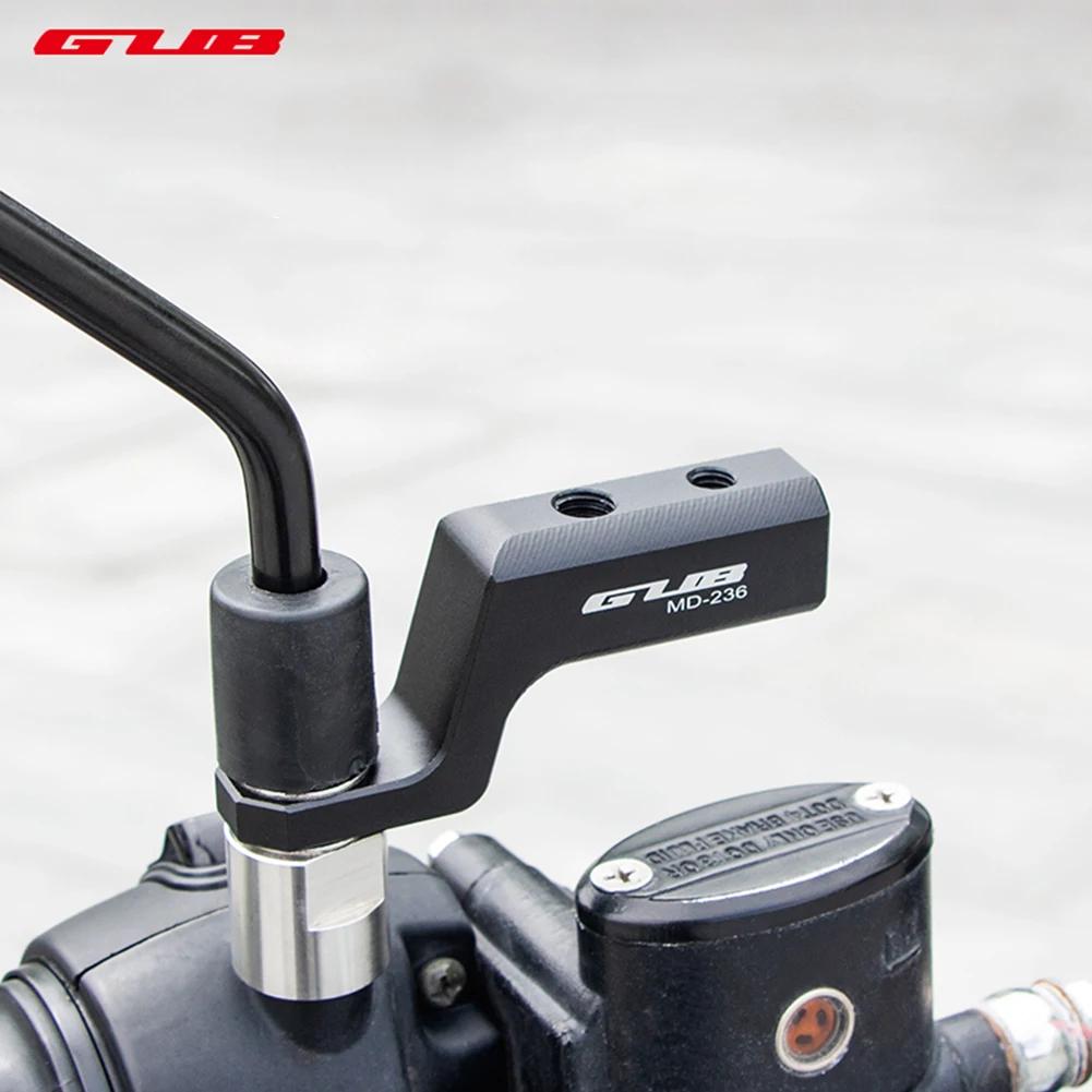 GUB MD236 Rearview Mirror Mount Extender Bracket Aluminum Alloy Rearview Mirror Expander Bracket for Motorcycle Electric Bicycle
GUB MD236 Rearview Mirror Mount Extender Bracket Aluminum Alloy Rearview Mirror Expander Bracket for Motorcycle Electric Bicycle