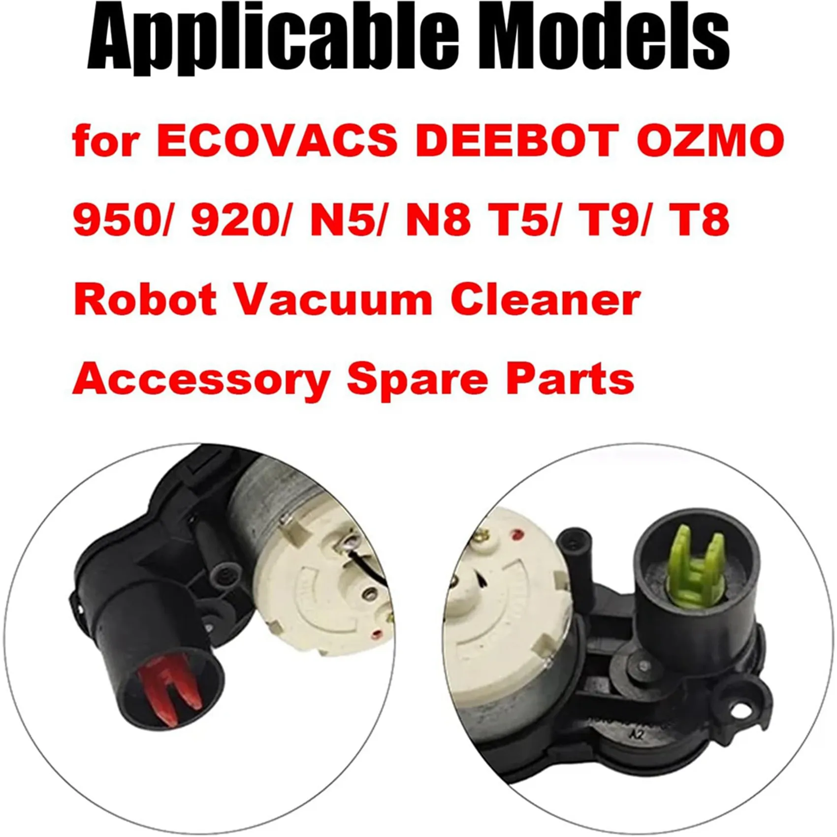 -FTGT 8X Side Brush Motor Snap Gear For ECOVACS DEEBOT OZMO 950/920/ N5/ N8 T5/ T9/ T8 Robot Vacuum Cleaner Spare Parts
-FTGT 8X Side Brush Motor Snap Gear For ECOVACS DEEBOT OZMO 950/920/ N5/ N8 T5/ T9/ T8 Robot Vacuum Cleaner Spare Parts