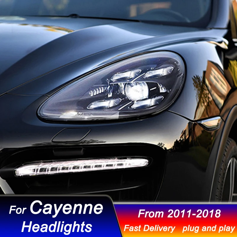 Car styling Headlights For Porsche Cayenne 958 2011-2018 to 2022 style LED DRL Dynamic Signal Head Lamp Front light Assembly
Car styling Headlights For Porsche Cayenne 958 2011-2018 to 2022 style LED DRL Dynamic Signal Head Lamp Front light Assembly