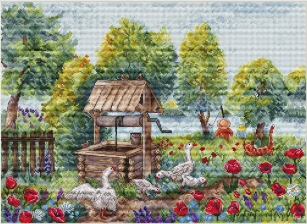 Morning in the Village 18CT 16CT 14CT Unprinted Top Quality Cross Stitch Kits Embroidery Art DIY Handmade Needlework Home Decor
Morning in the Village 18CT 16CT 14CT Unprinted Top Quality Cross Stitch Kits Embroidery Art DIY Handmade Needlework Home Decor