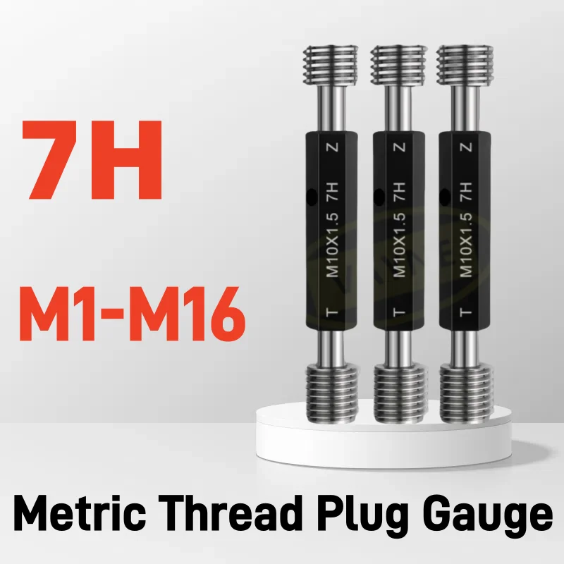 1pcs 7H Steel Mer-cury Gage Metric Fine Thread Plug Gauge High Quality wholesale M1M2M3M4M5M6M7M8M9M10M11M12M13M14M15M16
1pcs 7H Steel Mer-cury Gage Metric Fine Thread Plug Gauge High Quality wholesale M1M2M3M4M5M6M7M8M9M10M11M12M13M14M15M16