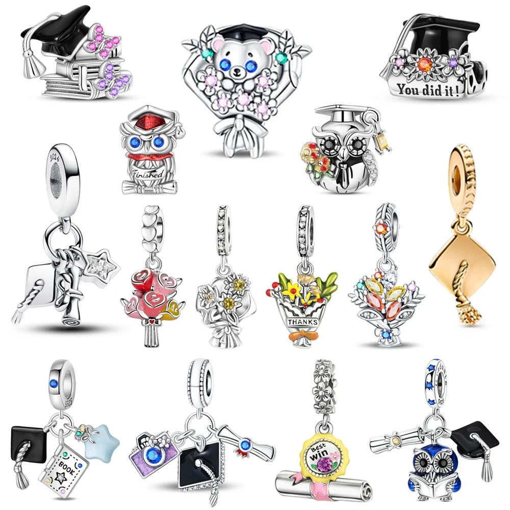 925 Sterling Silver Little Bear Fresh Flowers Beads & Certificate Dangle Charm Fits Bracelet & Commencement Exquisite Gifts
925 Sterling Silver Little Bear Fresh Flowers Beads & Certificate Dangle Charm Fits Bracelet & Commencement Exquisite Gifts