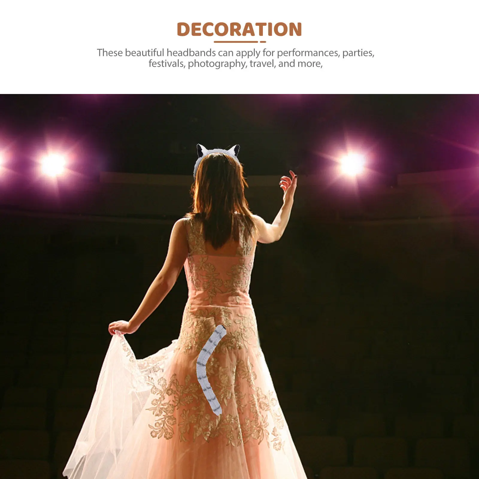 1 комплект очаровательных повязок на голову с ушками животных и хвостом для женщин, девочек и детей, для костюмированных вечеринок, фестивалей, Рождества, выпускных вечеров, повседневной носки
1 комплект очаровательных повязок на голову с ушками животных и хвостом для женщин, девочек и детей, для костюмированных вечеринок, фестивалей, Рождества, выпускных вечеров, повседневной носки