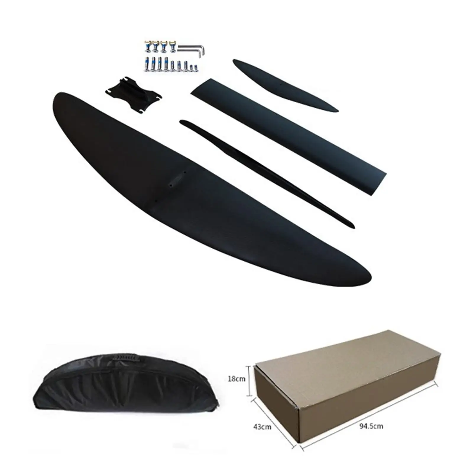 Surfboard Hydrofoil Front Tail Wing Practical Portable Surfing Hydrofoil Kit for Stand up Paddle Board Surfing Lovers Parts
Surfboard Hydrofoil Front Tail Wing Practical Portable Surfing Hydrofoil Kit for Stand up Paddle Board Surfing Lovers Parts