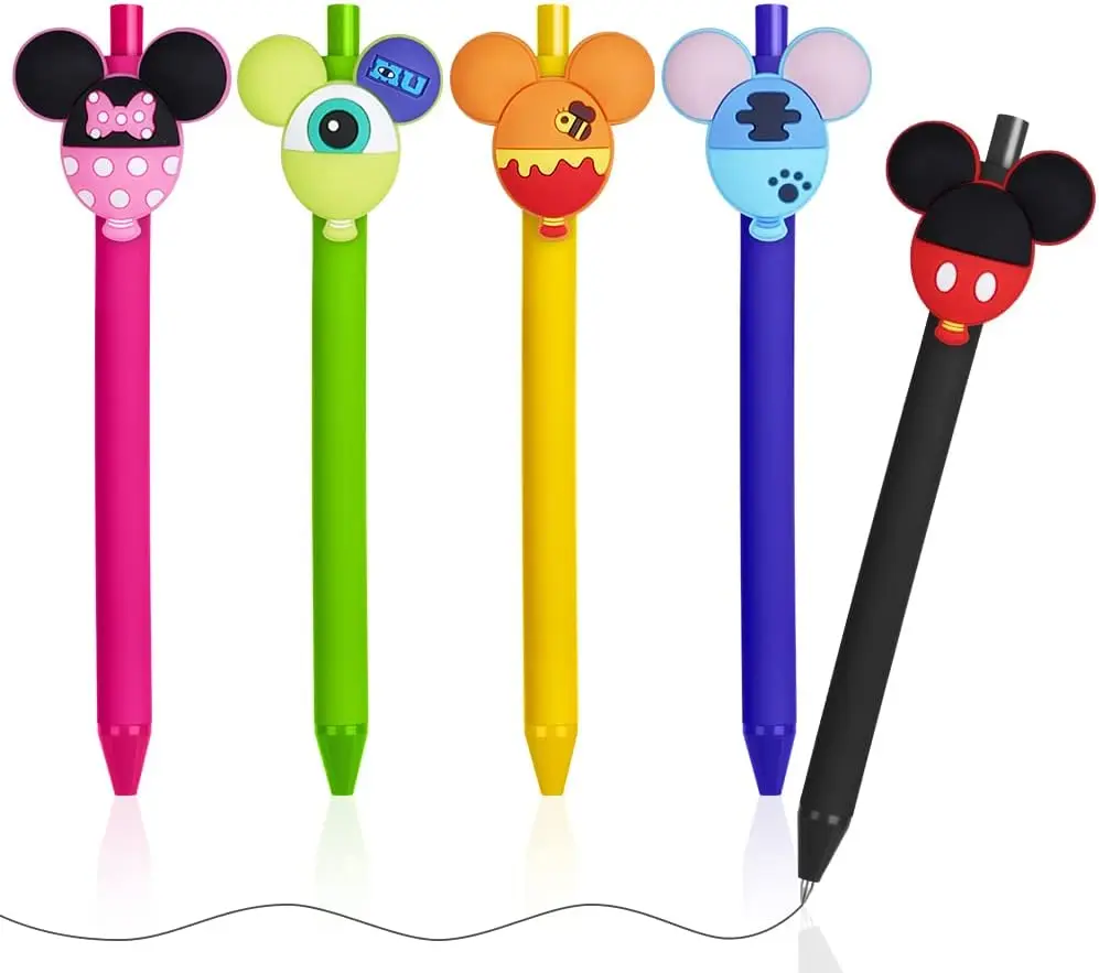 5PCS Cute Mouse Head Cartoon Ballpoint Pens, Retractable Black Ink Pens for Office School Supplies
5PCS Cute Mouse Head Cartoon Ballpoint Pens, Retractable Black Ink Pens for Office School Supplies