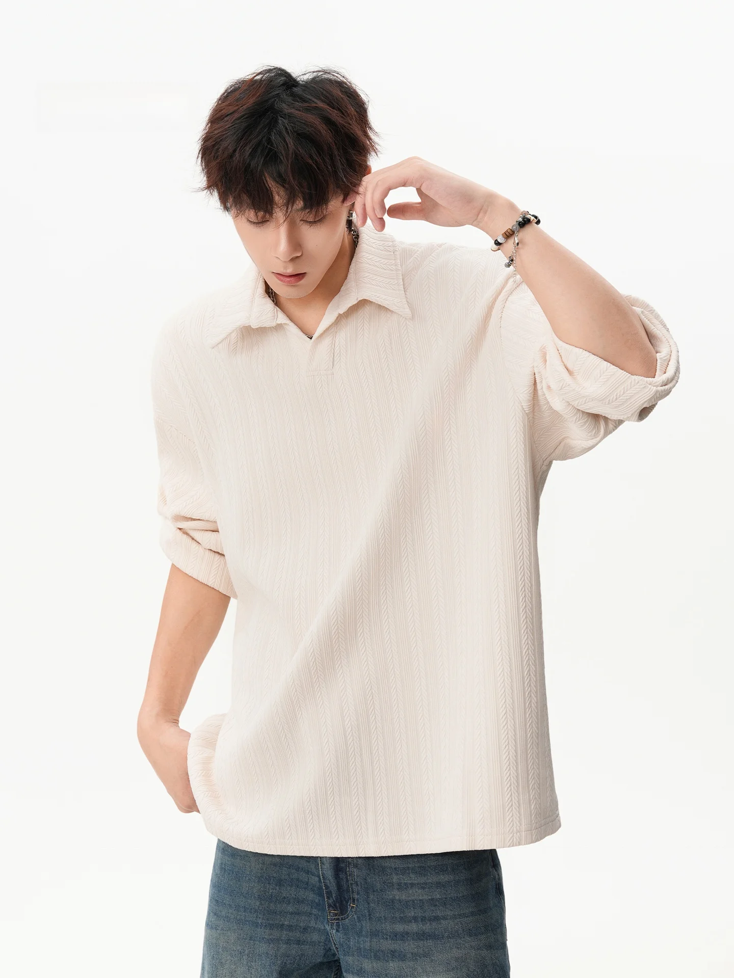 Men's Long Sve irt Hoodie Autumn Trendy Brand Heavyweight Cleanfit Texture Wheat Ear Pattern Old Money Sle Top
Men's Long Sve irt Hoodie Autumn Trendy Brand Heavyweight Cleanfit Texture Wheat Ear Pattern Old Money Sle Top