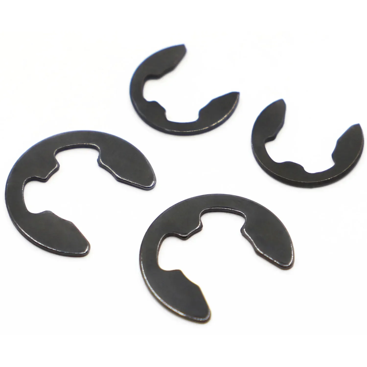 M1.2 - M24 Black Manganese Steel Shaft Bearing Retaining Ring Split Washer Snap Collar E Type Clip Circlip GB896
M1.2 - M24 Black Manganese Steel Shaft Bearing Retaining Ring Split Washer Snap Collar E Type Clip Circlip GB896