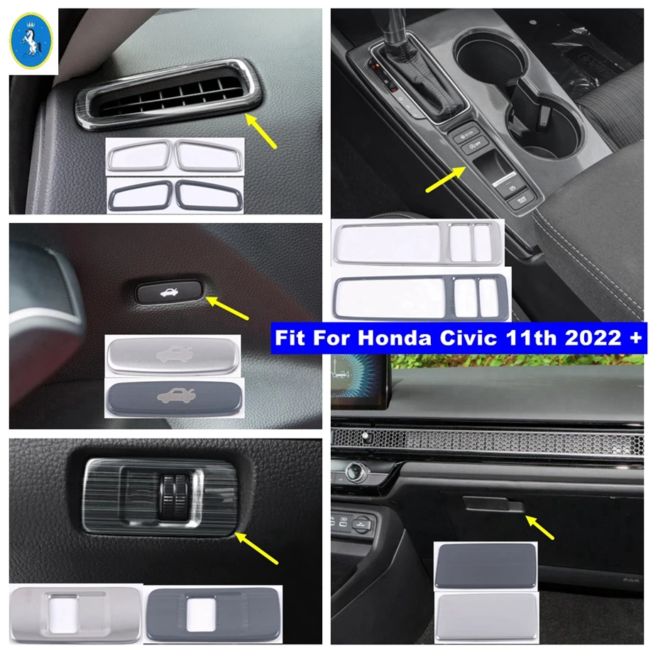 Auto Lights Control Panel / Trunk Switch Control / Dashboard Air AC Cover Trim For Honda Civic 11th 2022 2023 2024 Accessories
Auto Lights Control Panel / Trunk Switch Control / Dashboard Air AC Cover Trim For Honda Civic 11th 2022 2023 2024 Accessories