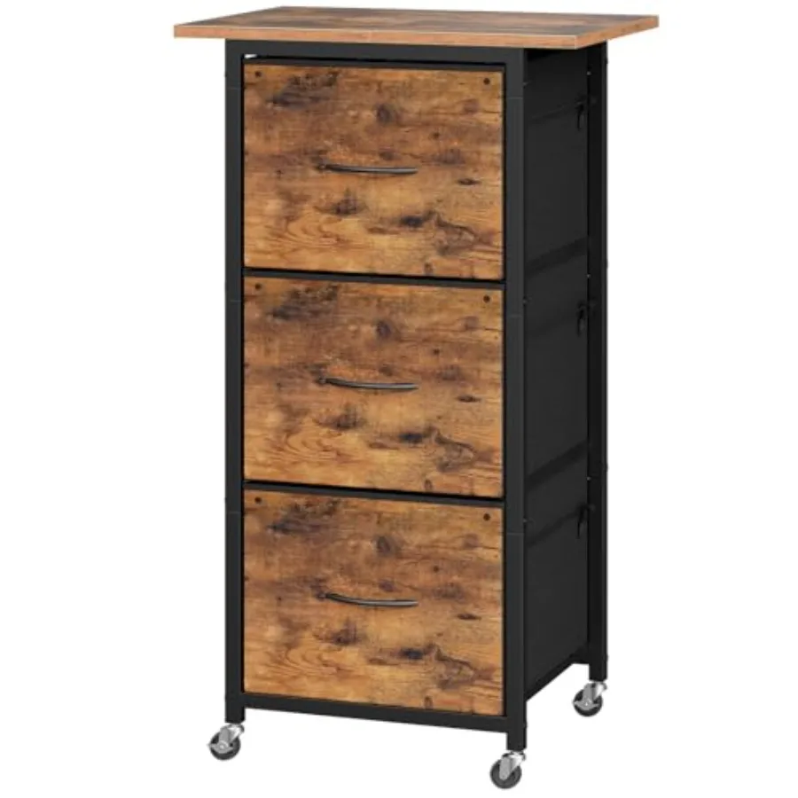 File Cabinet Vertical Filing Cabinet with Wheels Printer Stand with Non-Woven Fabric Drawer Adjustable Hanging Rods fits A4/Let
File Cabinet Vertical Filing Cabinet with Wheels Printer Stand with Non-Woven Fabric Drawer Adjustable Hanging Rods fits A4/Let