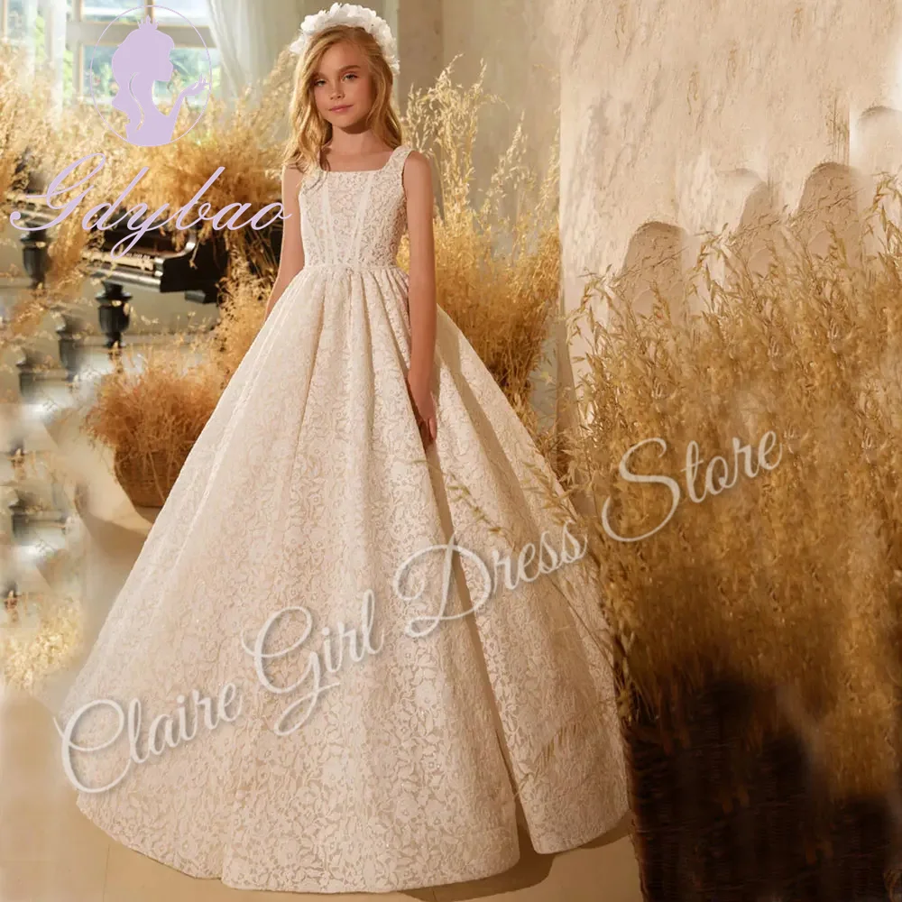 Customized Elegant Flower Girl Dresses For Wedding Sleeveless Floor Length Kids Birthday Party First Communion Ball Gown
Customized Elegant Flower Girl Dresses For Wedding Sleeveless Floor Length Kids Birthday Party First Communion Ball Gown