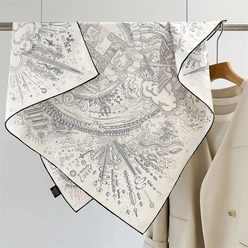 Top Grade 100% Silk Scarf Shawl 90 Silk Scarf Wraps Neckercheif 18MM 2 Sides Printing
Top Grade 100% Silk Scarf Shawl 90 Silk Scarf Wraps Neckercheif 18MM 2 Sides Printing