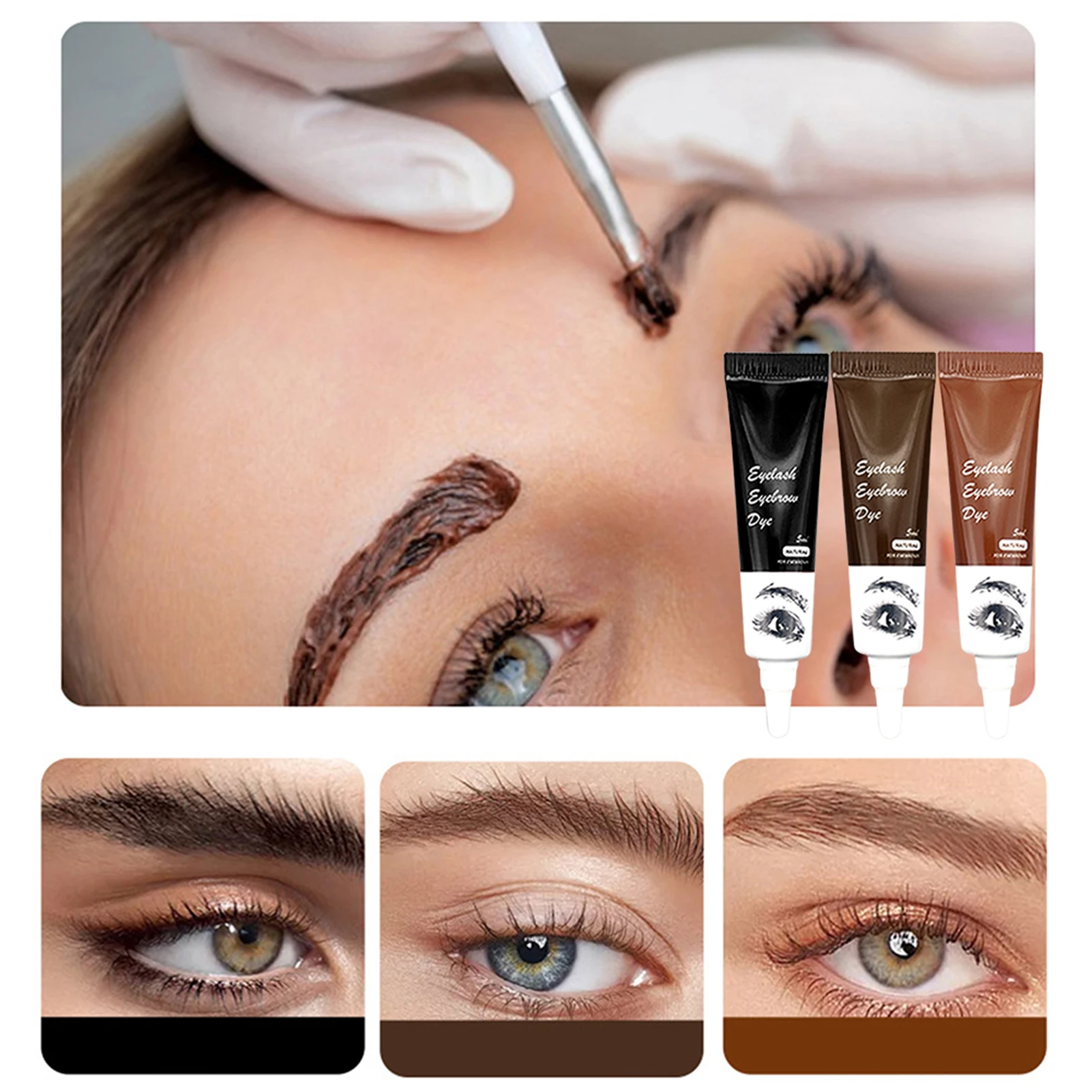 make up eyebrow Professional Henna Eyelash Eyebrow Dye Tint 15-minute Fast Tint Easy Dye Gel Eyelash Brown Black Color Tint Kit
make up eyebrow Professional Henna Eyelash Eyebrow Dye Tint 15-minute Fast Tint Easy Dye Gel Eyelash Brown Black Color Tint Kit