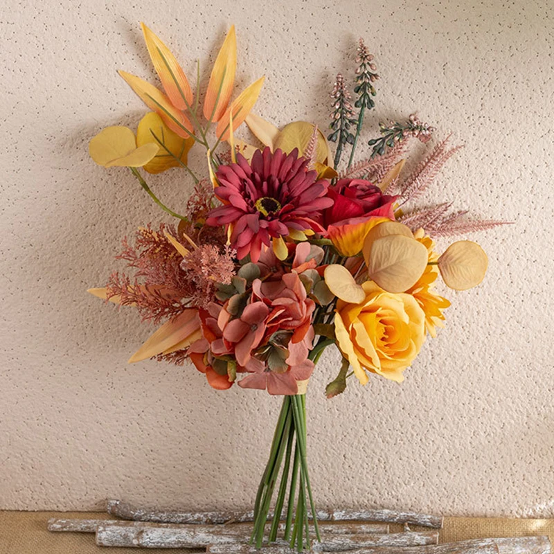 Autumn Artificial Sunflowers Silk Eucalyptus Leaves Bouquet for Home Harvest Festival Table Fall Decor Thanksgiving Day Gift
Autumn Artificial Sunflowers Silk Eucalyptus Leaves Bouquet for Home Harvest Festival Table Fall Decor Thanksgiving Day Gift