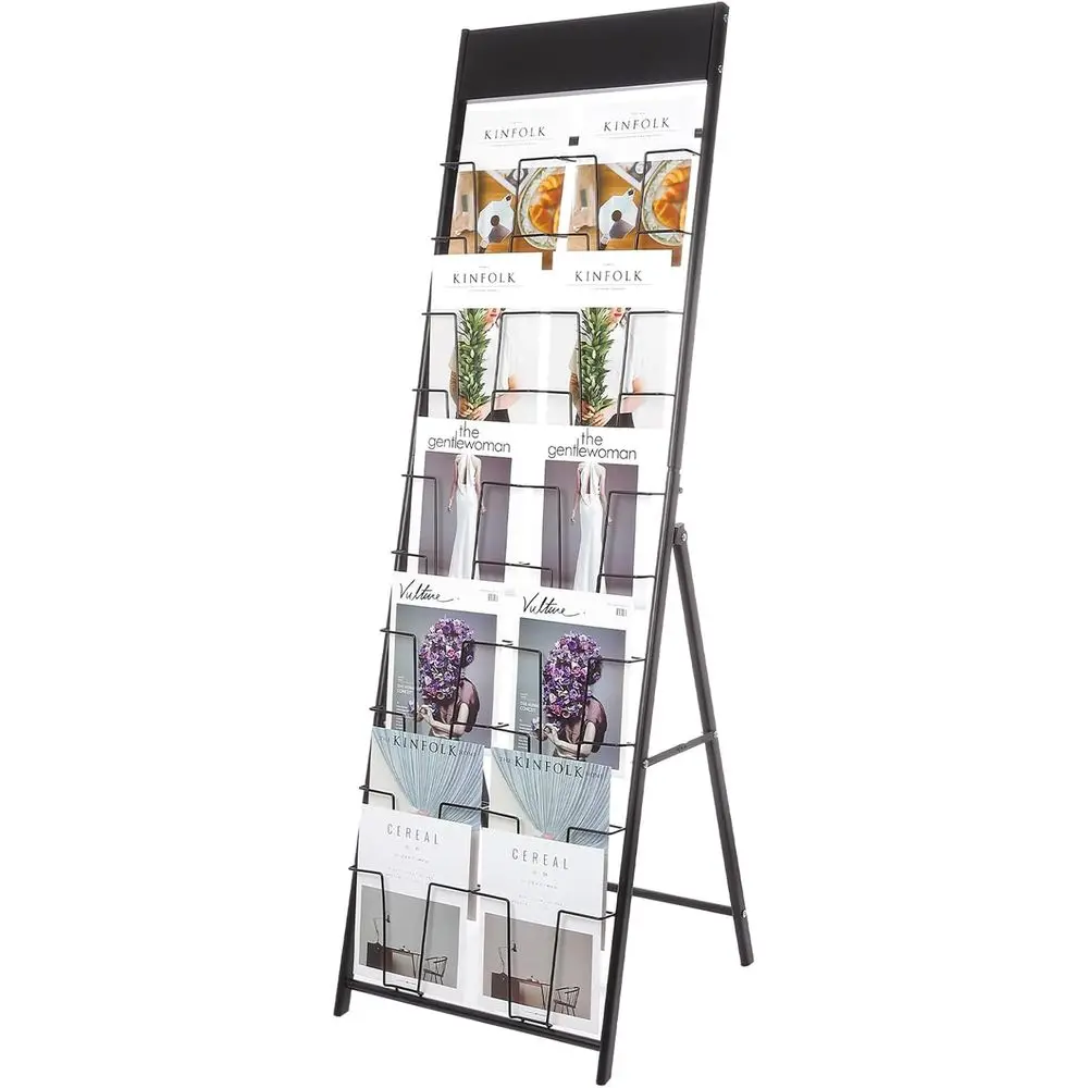 Double A4 Width 10-Layer Detachable Magazine Rack for Brochures, Suitable for Hotels, Exhibitions, and Offices
Double A4 Width 10-Layer Detachable Magazine Rack for Brochures, Suitable for Hotels, Exhibitions, and Offices