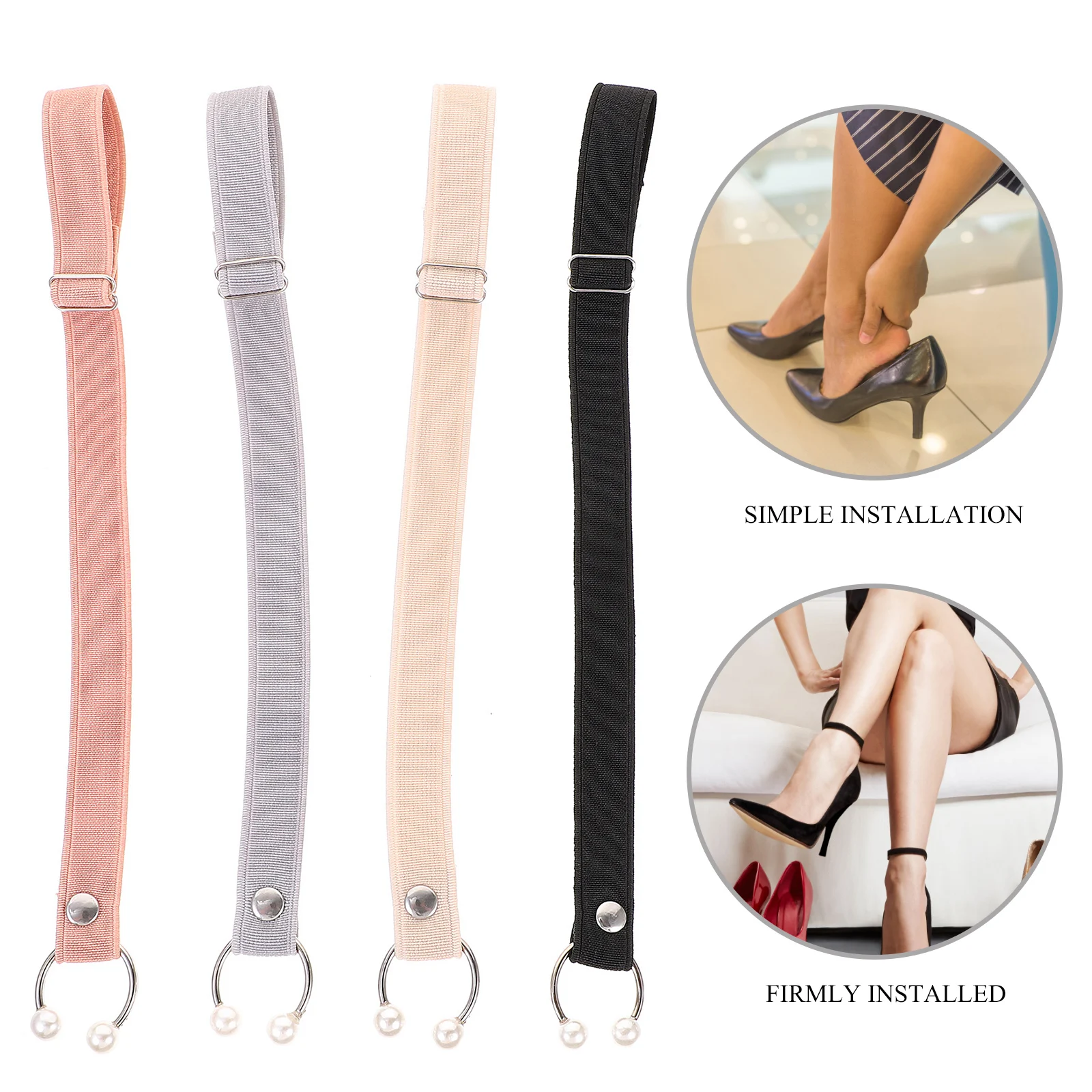8Pcs High Heels Holding Accessories Detachable Elastic Shoe Straps Pearl Design Prevent Shoes Dropping Ankle Replacement
8Pcs High Heels Holding Accessories Detachable Elastic Shoe Straps Pearl Design Prevent Shoes Dropping Ankle Replacement