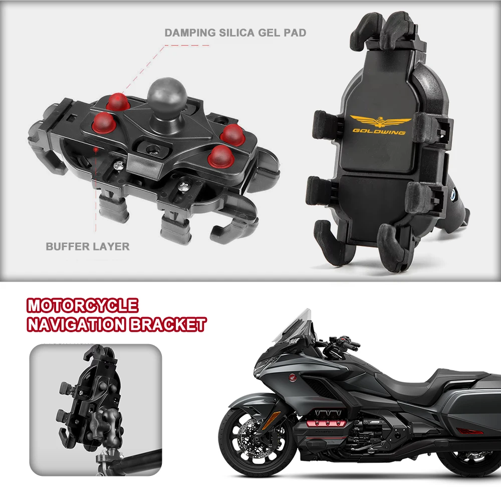 Motorcycle Phone Holder Shock Absorbing Spring Anti-Vibration For HONDA Goldwing GOLDWING1800 GL1200 GL GL1500 GL1800
Motorcycle Phone Holder Shock Absorbing Spring Anti-Vibration For HONDA Goldwing GOLDWING1800 GL1200 GL GL1500 GL1800