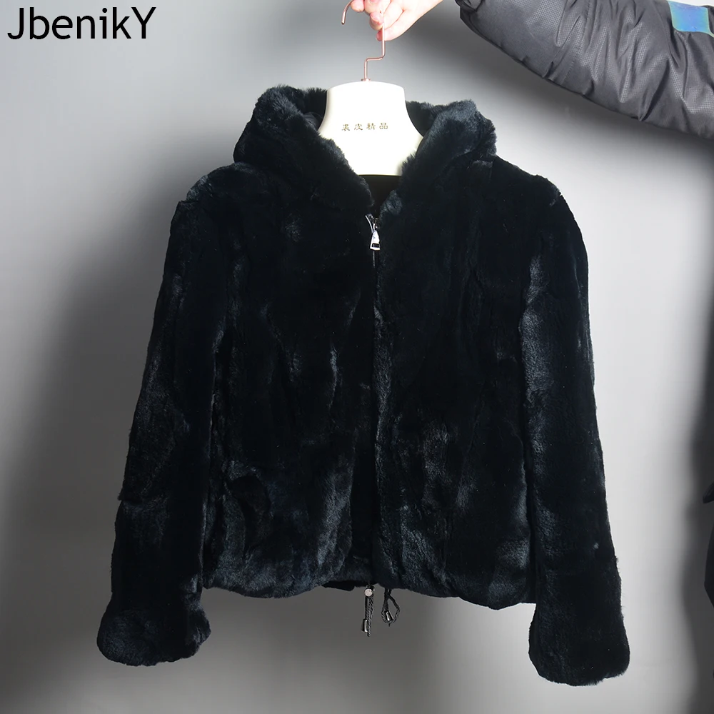 2024 Luxury Women Winter Thick 100% Real Rex Rabbit Fur Hooded Coat New Lady Natural Warm Rex Rabbit Fur With Fur Collar Jackets
2024 Luxury Women Winter Thick 100% Real Rex Rabbit Fur Hooded Coat New Lady Natural Warm Rex Rabbit Fur With Fur Collar Jackets