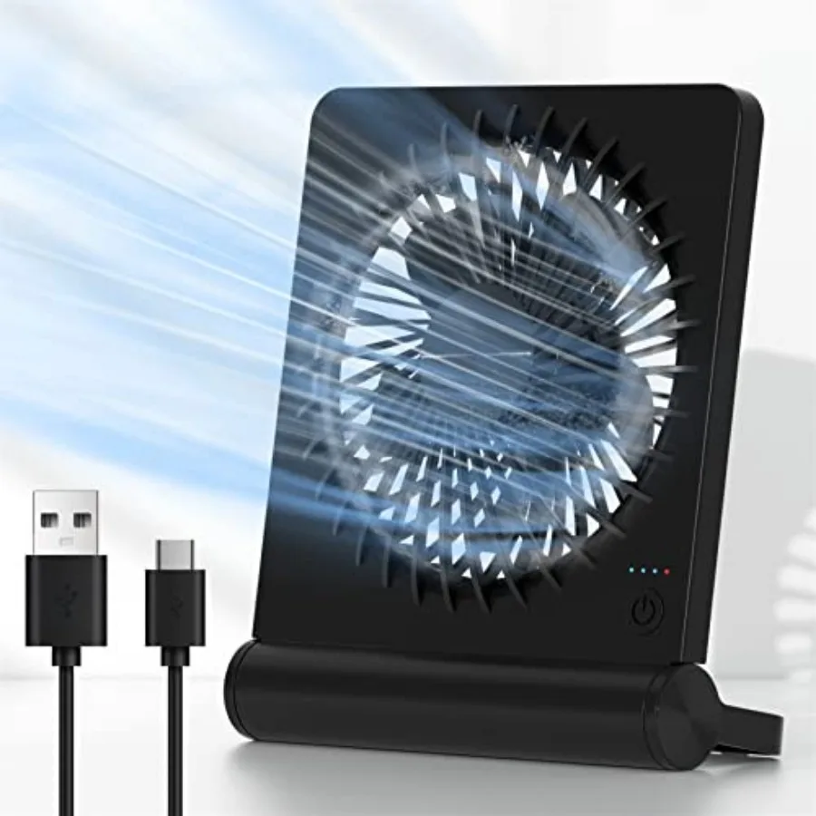 Desk Fan USB Powered with 3 Speeds Adjustable Strong Wind, Ultra Quiet Mini Personal Fan USB-C Corded Powered, 220° Tilt Foldin
Desk Fan USB Powered with 3 Speeds Adjustable Strong Wind, Ultra Quiet Mini Personal Fan USB-C Corded Powered, 220° Tilt Foldin