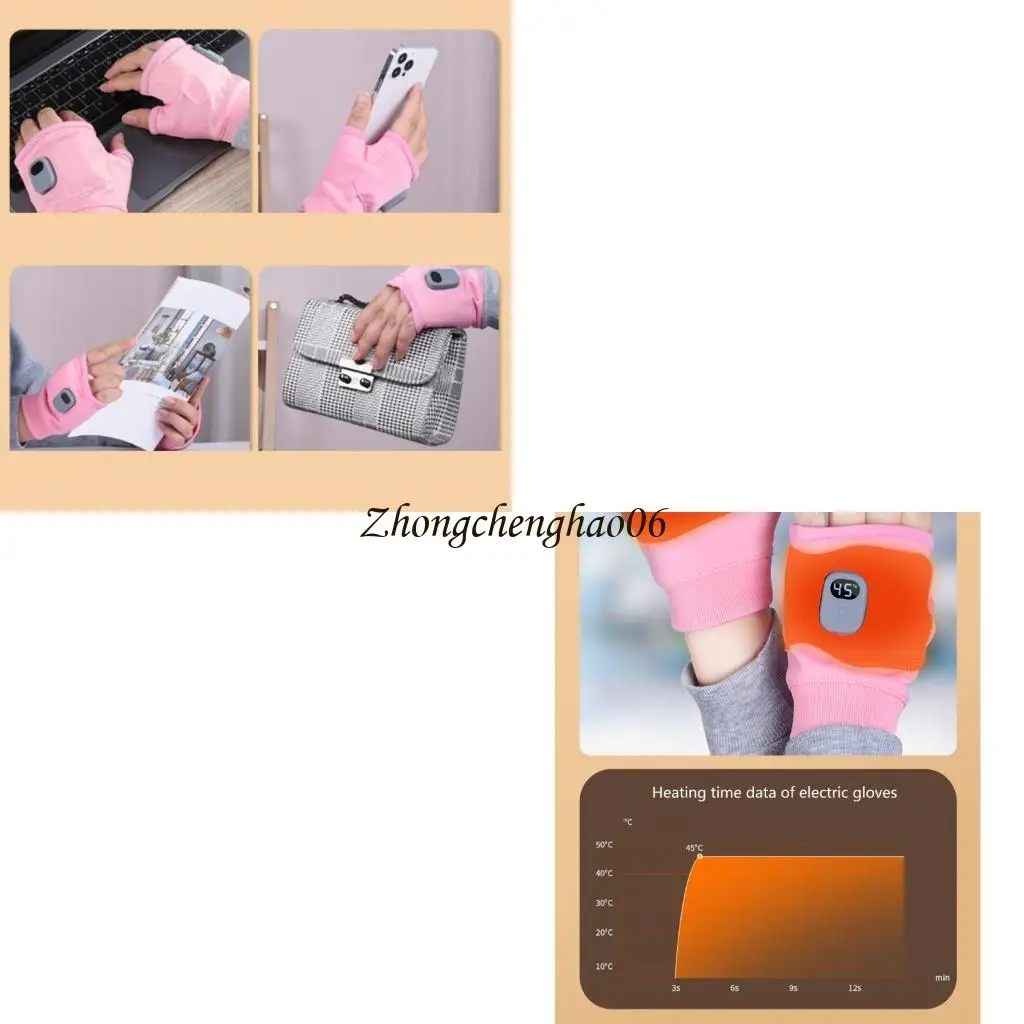 Rechargeable Heated Gloves Heating Thermal USB Electric Heated Gloves Fingerles 601F
Rechargeable Heated Gloves Heating Thermal USB Electric Heated Gloves Fingerles 601F