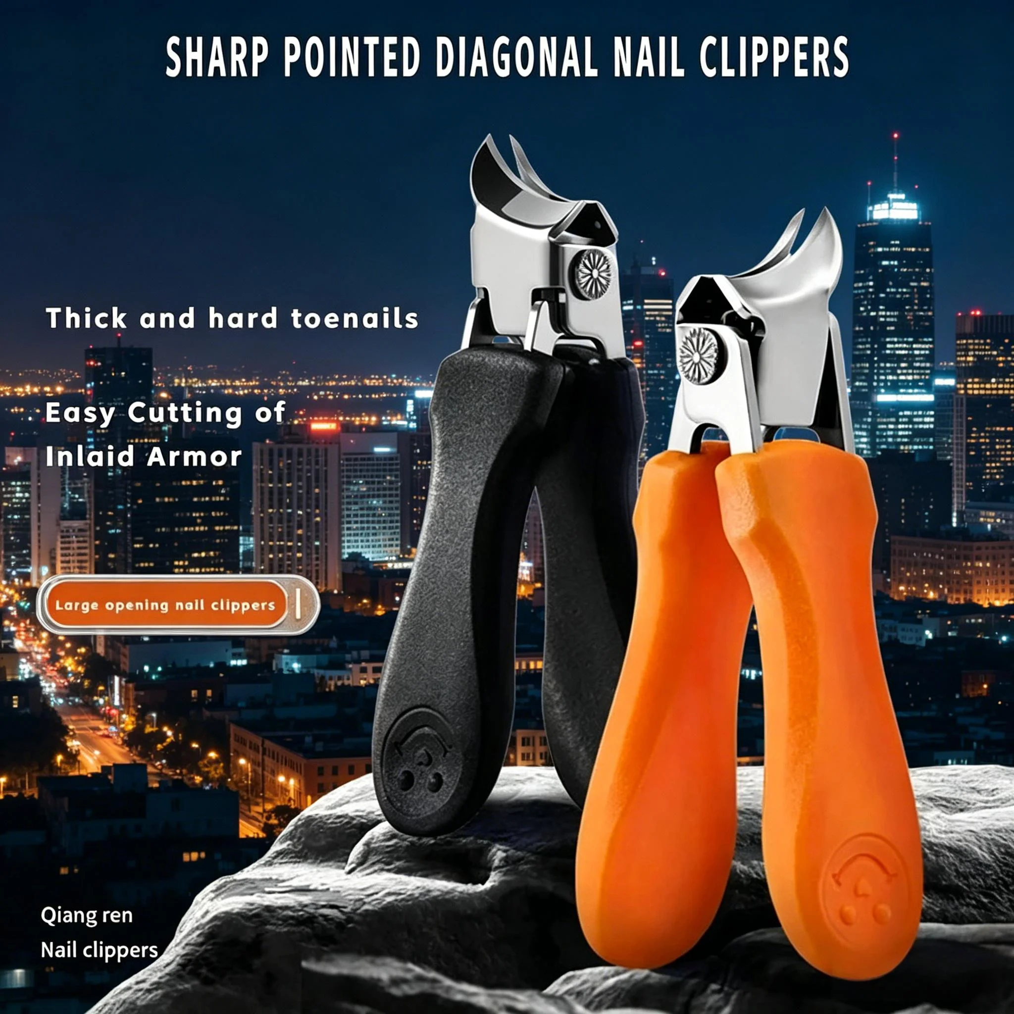 NEW Large-opening slanted nail clippers, special nail scissors for thick toenails, ingrown nails and nail grooves, nail drills
NEW Large-opening slanted nail clippers, special nail scissors for thick toenails, ingrown nails and nail grooves, nail drills