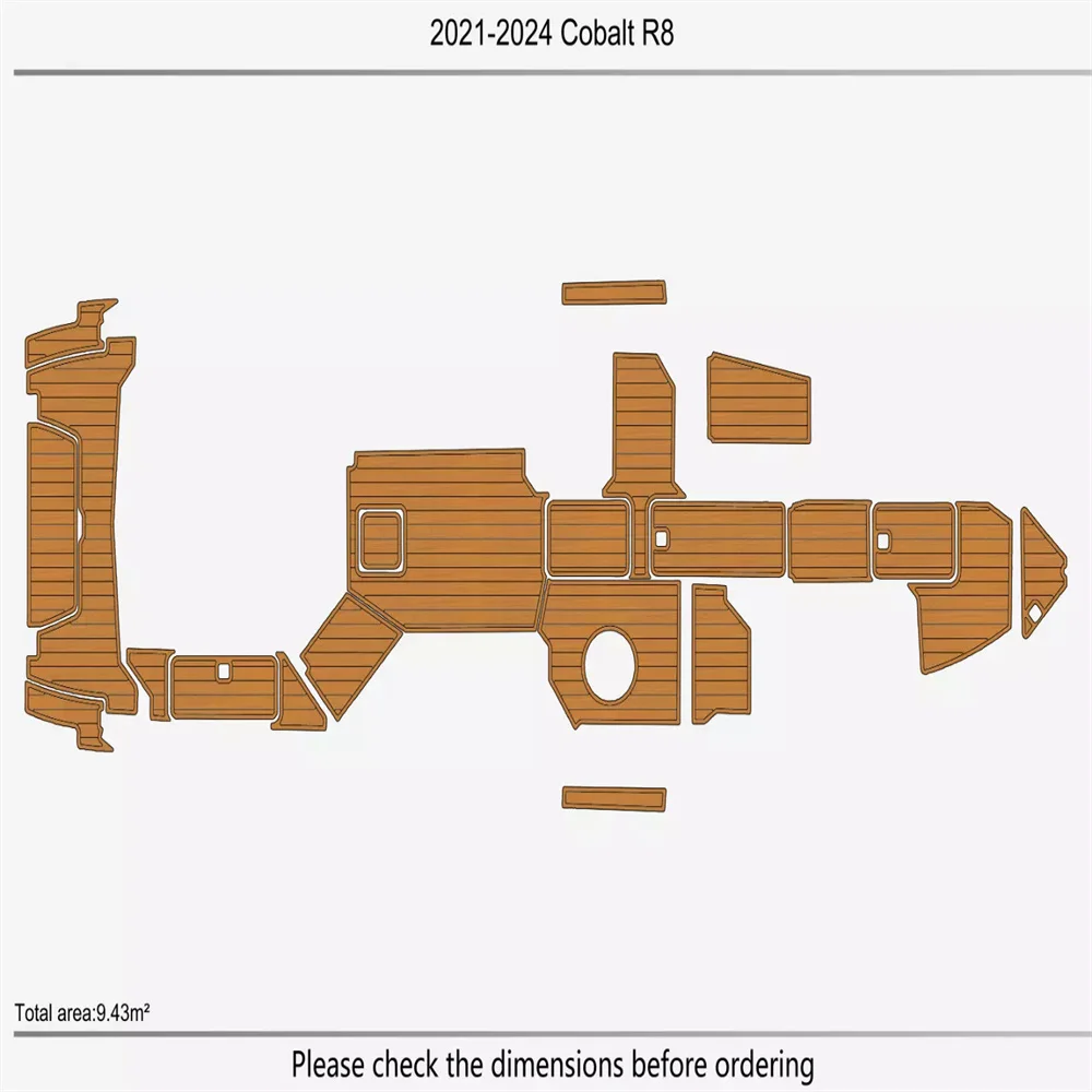 2021-2024 Кобальт R8 Кокпит Плавательная платформа Лук 1/4 "6 мм Пена EVA искусственный коврик напольный Морской полы Тик Яхта лодка морские аксессуары
2021-2024 Кобальт R8 Кокпит Плавательная платформа Лук 1/4 "6 мм Пена EVA искусственный коврик напольный Морской полы Тик Яхта лодка морские аксессуары