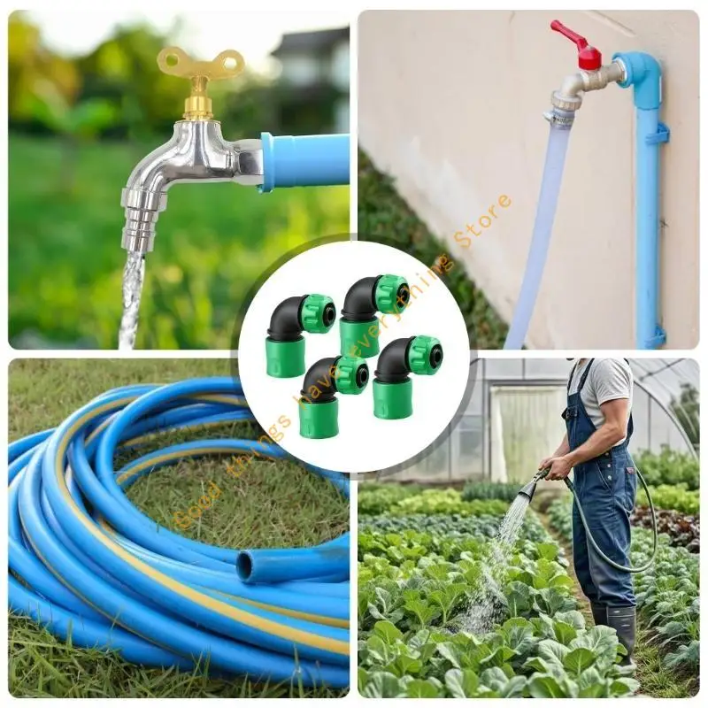 4PCS Reinforced ABS Plastic Hose Elbow Fittings for Gardening Efficient Watering 55KF
4PCS Reinforced ABS Plastic Hose Elbow Fittings for Gardening Efficient Watering 55KF