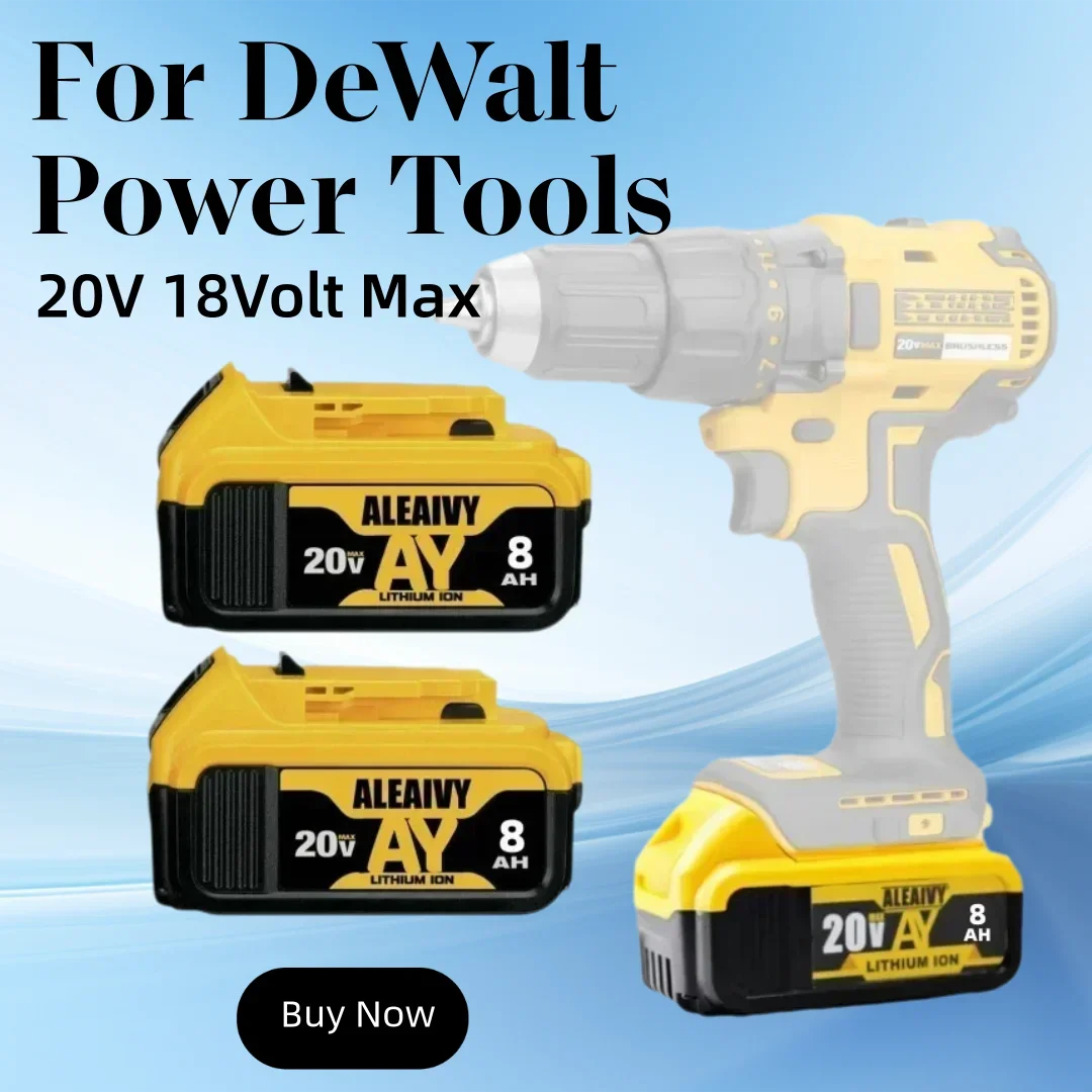 18650 Сменные литиевые батареи 20 в 8000 мАч для Dewalt 20 в 8 Ач MAX DCB200 DCB201 DCB203, запасной аккумулятор для электроинструментов
18650 Сменные литиевые батареи 20 в 8000 мАч для Dewalt 20 в 8 Ач MAX DCB200 DCB201 DCB203, запасной аккумулятор для электроинструментов