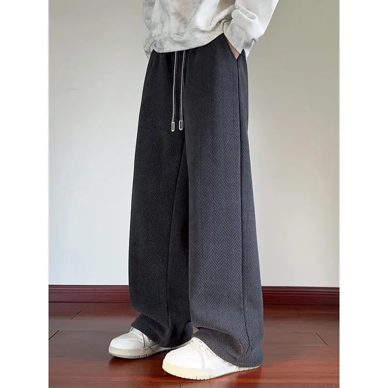 Men's Casual Pants Winter Fce Lined Thi Straight Leg Wide Leg Sweatpants Casual Loose Fit Trousers with Gingham Pattern
Men's Casual Pants Winter Fce Lined Thi Straight Leg Wide Leg Sweatpants Casual Loose Fit Trousers with Gingham Pattern