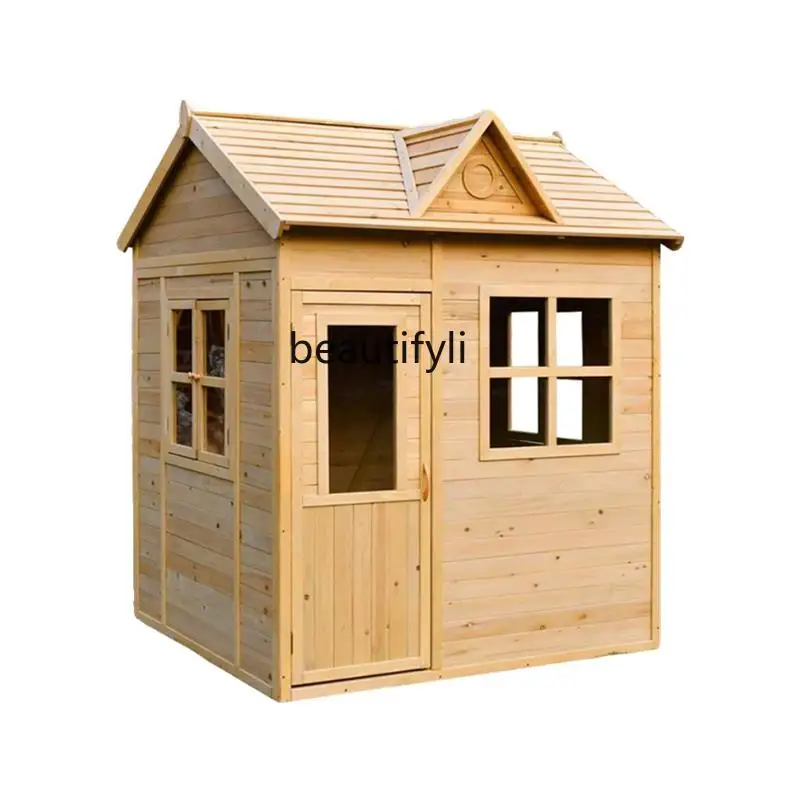 Wooden house outdoor small house preservative wood courtyard garden, toy room solid wood outdoor villa
Wooden house outdoor small house preservative wood courtyard garden, toy room solid wood outdoor villa
