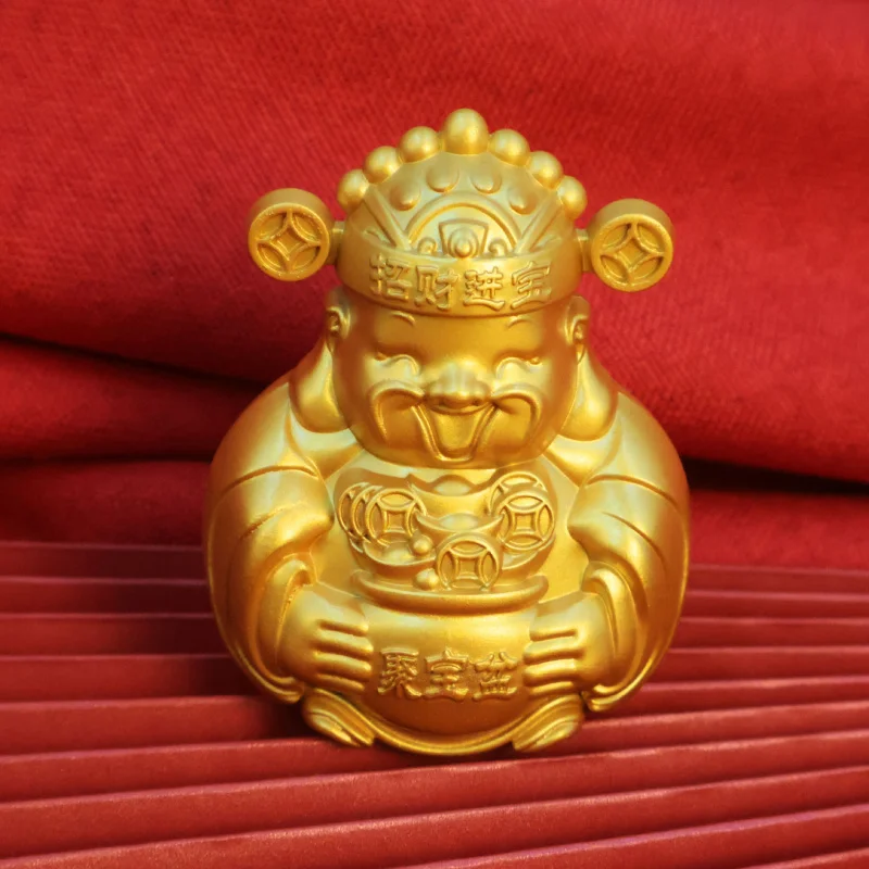 New Style - Smiling of Miniature Gold-Plated God of Wealth Store Front Desk Craft Opening Decoration Orname
New Style - Smiling of Miniature Gold-Plated God of Wealth Store Front Desk Craft Opening Decoration Orname