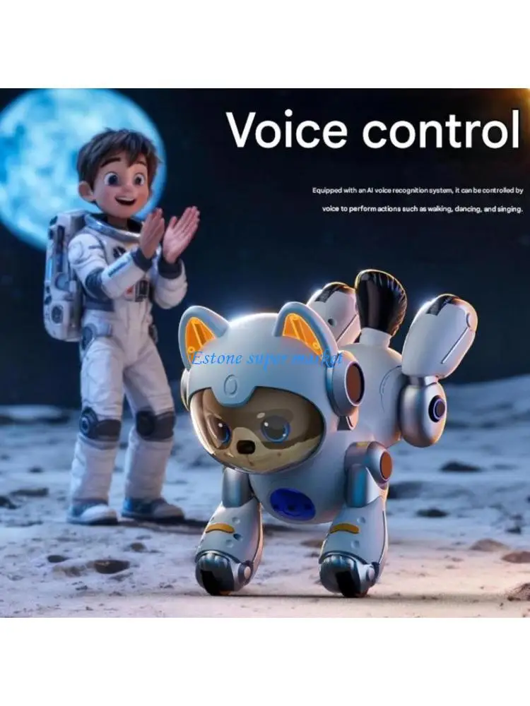 090B Programmable AI Robot Dog Voice & Gesture Control Interactive Walking Pet Toy Electric Remote Control Toy for Kids
090B Programmable AI Robot Dog Voice & Gesture Control Interactive Walking Pet Toy Electric Remote Control Toy for Kids