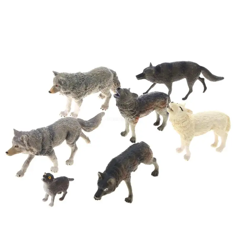 7 Pieces Wolf Animal Figurines Set Children for Imaginative for Play Playset Educational Party Dropship
7 Pieces Wolf Animal Figurines Set Children for Imaginative for Play Playset Educational Party Dropship