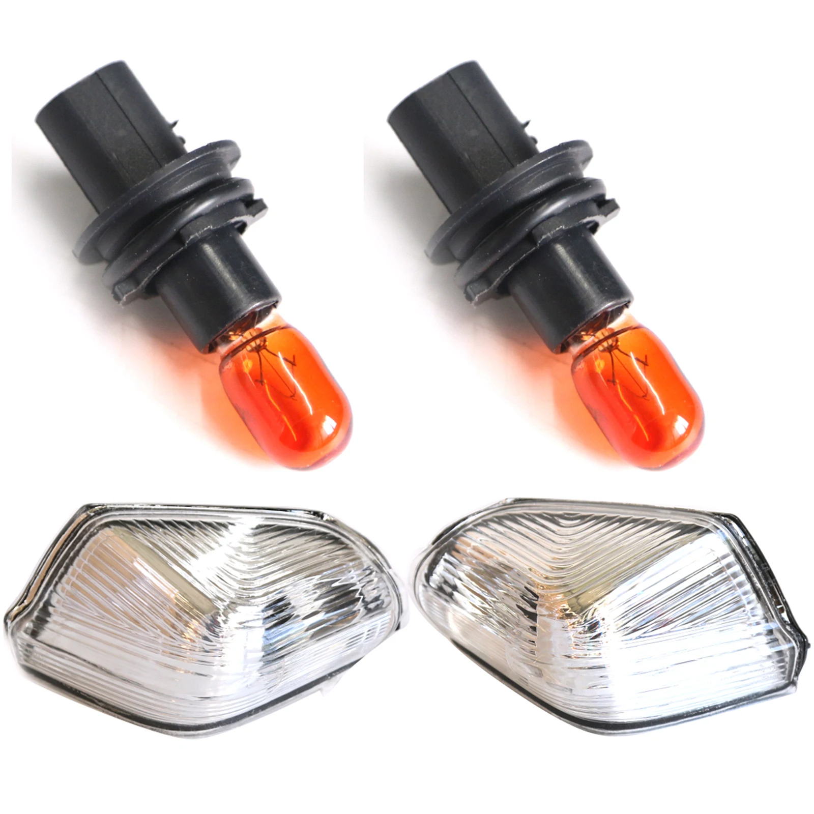 Car Bulb Indicator(2Pcs)+Mirror Clear Indicator Lens Lamp(Left+Right) for Sprinter 906 Dodge 0008201277 0018229120 0018229220
Car Bulb Indicator(2Pcs)+Mirror Clear Indicator Lens Lamp(Left+Right) for Sprinter 906 Dodge 0008201277 0018229120 0018229220