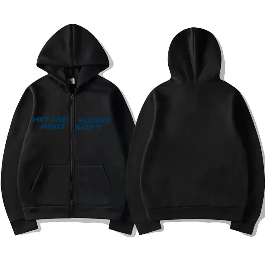Hit Me Hard and Soft 2025 Tour Zipper Hoodie Coat Men Women vintage Casual Oversized fashion Loose Unisex Fleece Zip-up Jacket
Hit Me Hard and Soft 2025 Tour Zipper Hoodie Coat Men Women vintage Casual Oversized fashion Loose Unisex Fleece Zip-up Jacket