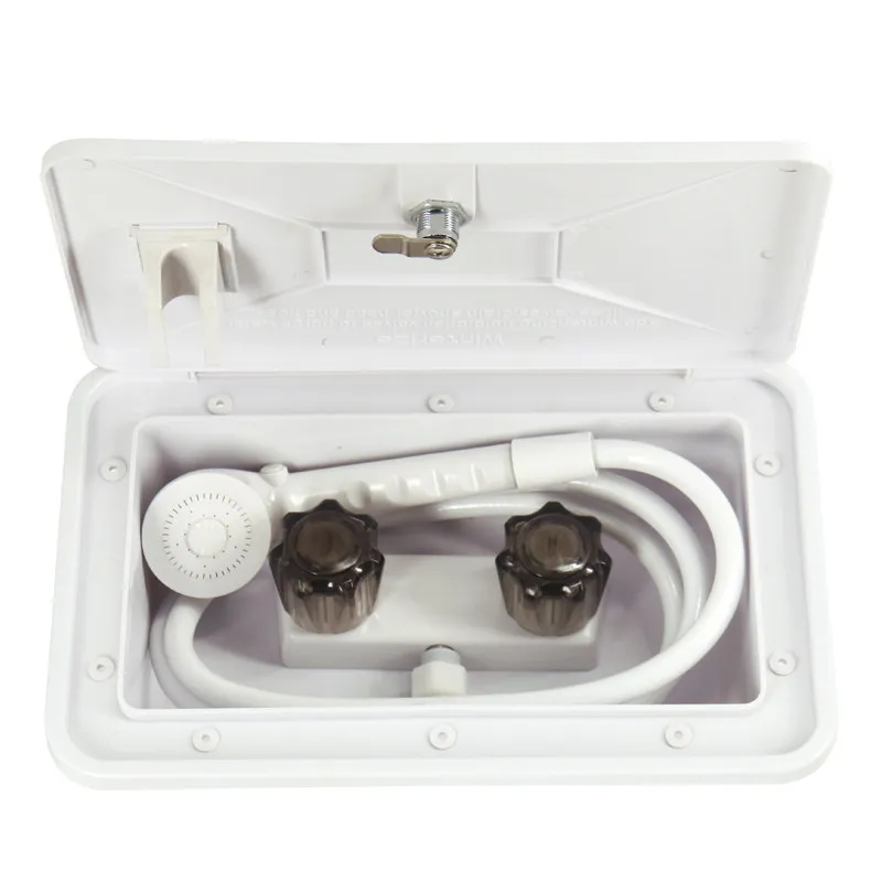 RV modification accessories External shower box outdoor Pull-out Hot and cold switch
RV modification accessories External shower box outdoor Pull-out Hot and cold switch