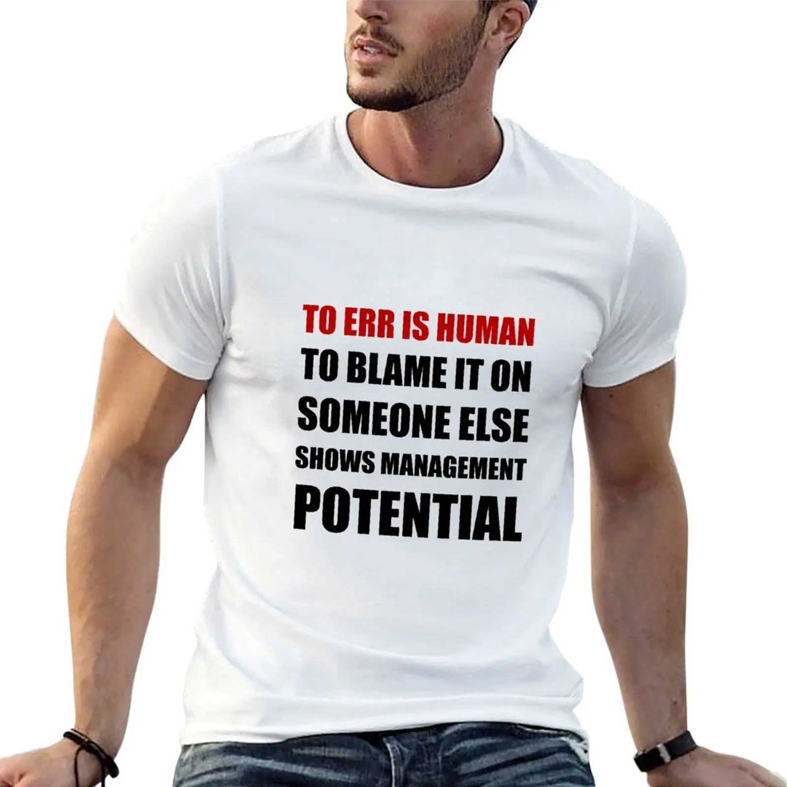 Management Potential T-Shirt t shirts for man slim fit t shirt for man cotton t shirts man 100% T-shirt
Management Potential T-Shirt t shirts for man slim fit t shirt for man cotton t shirts man 100% T-shirt