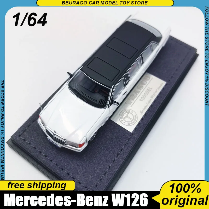 In Shock Model Art 1:64 Mercedes-Benz S-Class W126 Trasco 1000sel Limousine Diecast Model Classic Luxury Car Collectible Toy Boy
In Shock Model Art 1:64 Mercedes-Benz S-Class W126 Trasco 1000sel Limousine Diecast Model Classic Luxury Car Collectible Toy Boy