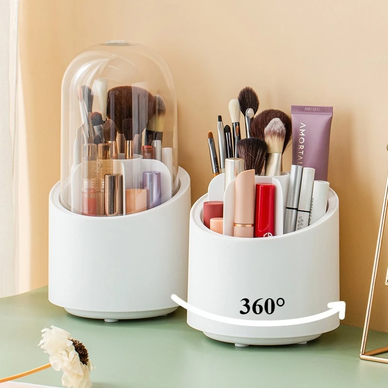 Rotating Makeup Brush Storage Box with Lid Dust Proof Desktop Organizer Lipstick Shadow Cosmetic Holder Stationery Storage Box
Rotating Makeup Brush Storage Box with Lid Dust Proof Desktop Organizer Lipstick Shadow Cosmetic Holder Stationery Storage Box