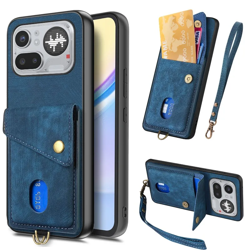 Leather Flip Wallet Card Holder Case For Nothing Phone 4a Pro Magnetic Lanyard Shockproof Bracket Cover For Nothing Phone 4aPro
Leather Flip Wallet Card Holder Case For Nothing Phone 4a Pro Magnetic Lanyard Shockproof Bracket Cover For Nothing Phone 4aPro