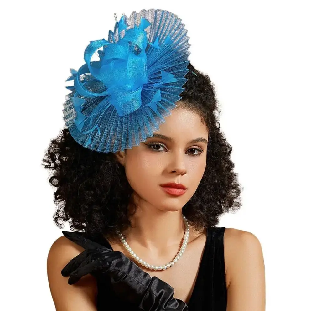 Головной убор-чародей, универсальный головной убор с перьями и цветами, шляпа для чаепития, популярный стильный аксессуар для женщин 
Головной убор-чародей, универсальный головной убор с перьями и цветами, шляпа для чаепития, популярный стильный аксессуар для женщин